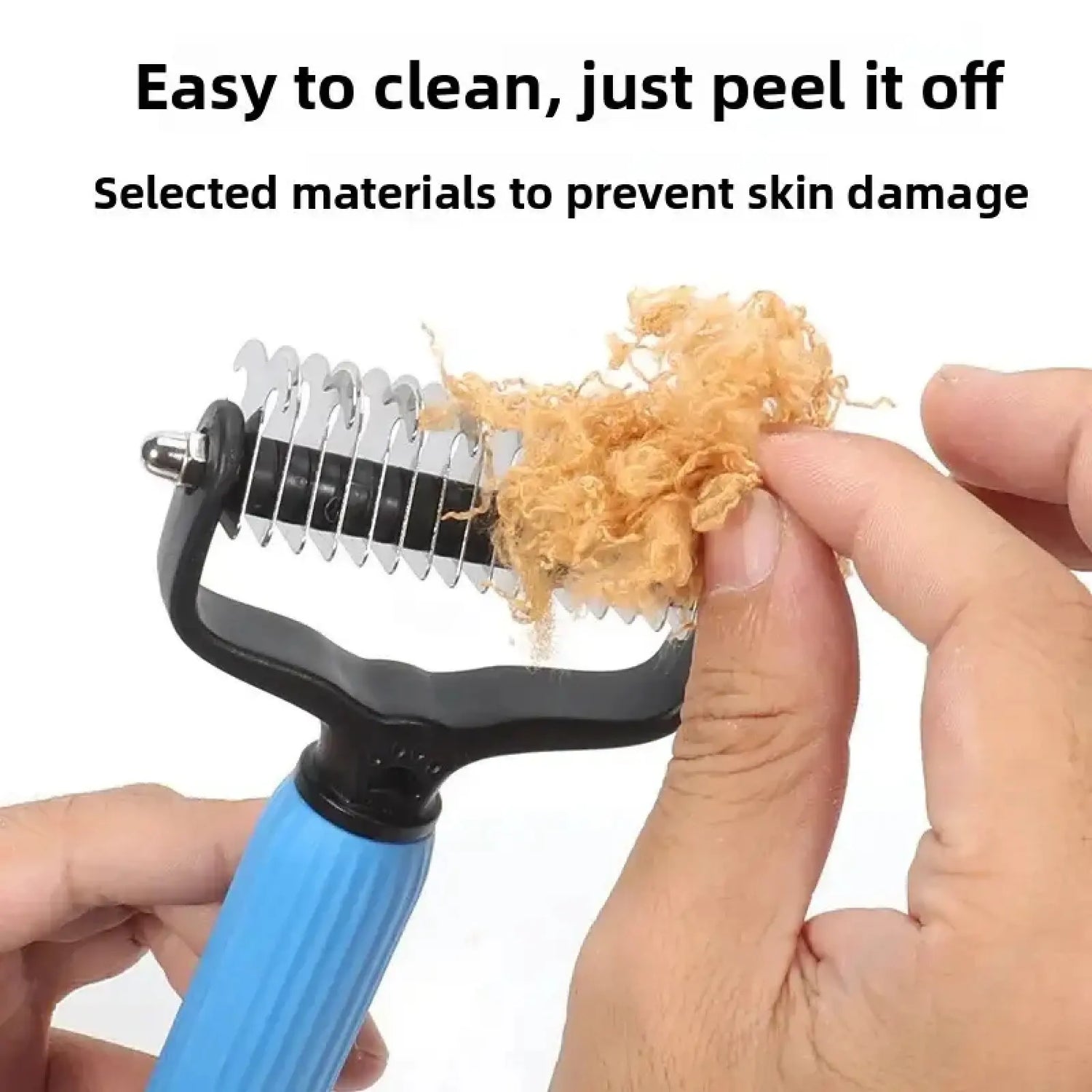 Ultimate Pet Grooming Tool - Double-Sided Detangling Comb for Dogs, Stainless Steel Design for Effective Shedding & Matted Hair Removal, Essential Coat Care Supplies